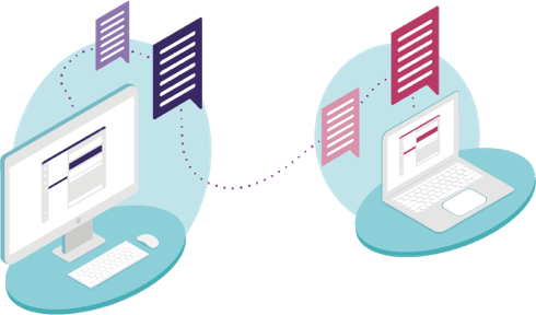 Use the Mio app to sync intracompany collaboration