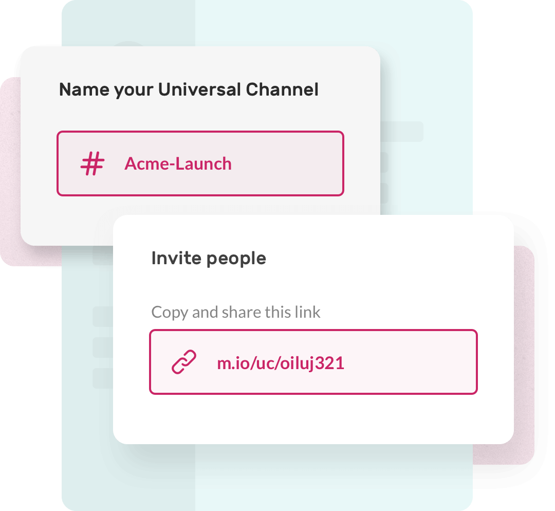 Universal channels - chat in one place